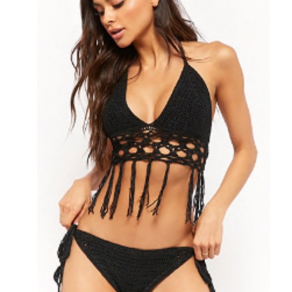 Fringe Crochet Bikini